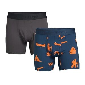 Pair of Thieves Hustle Men Boxer Briefs,2-pack,Outdoors S
